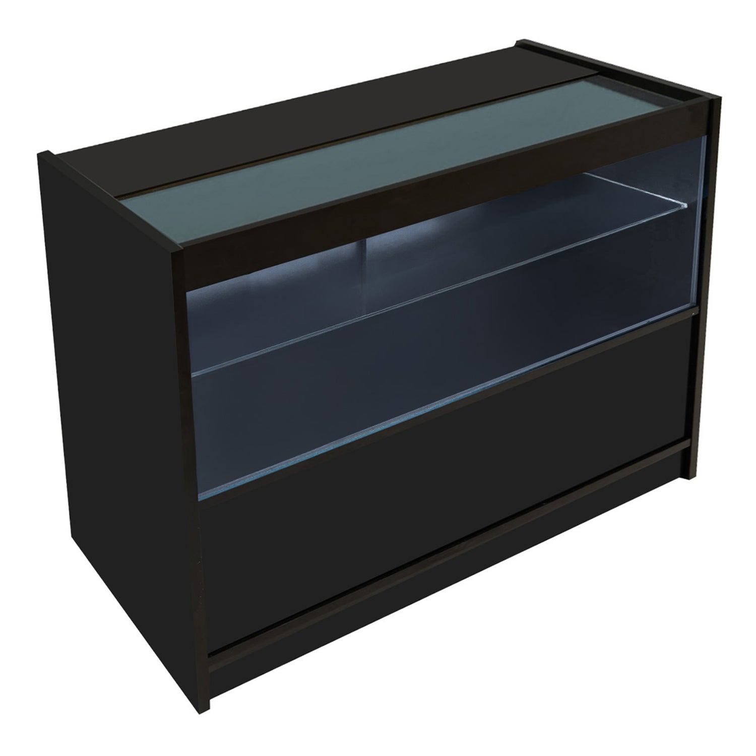 "ANDROMEDA" Set med LED-belysta Butiksmoduler LM60+ 2x C1200 – Svart