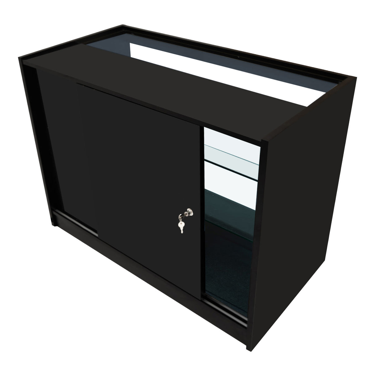 "APOLLO" Set med LED-belysta Butiksmoduler LM60+ 2x K1200 – Svart