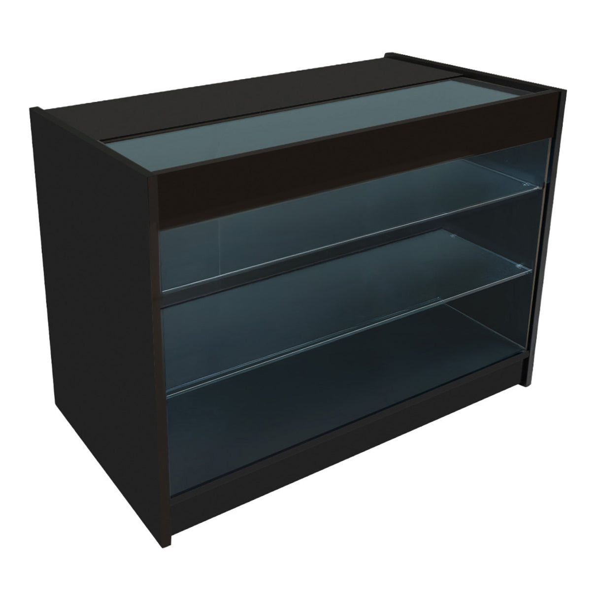 "ARIES" Set med LED-belysta Butiksmoduler CM60 + 2xK1200 + TB60 – Svart