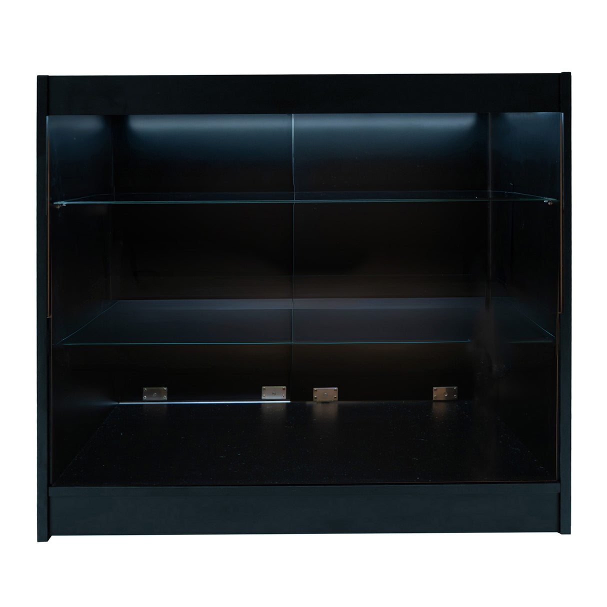 "ASTRO" Set med LED-belysta Butiksmoduler LM60 + 2xK1200 + TB60 – Svart