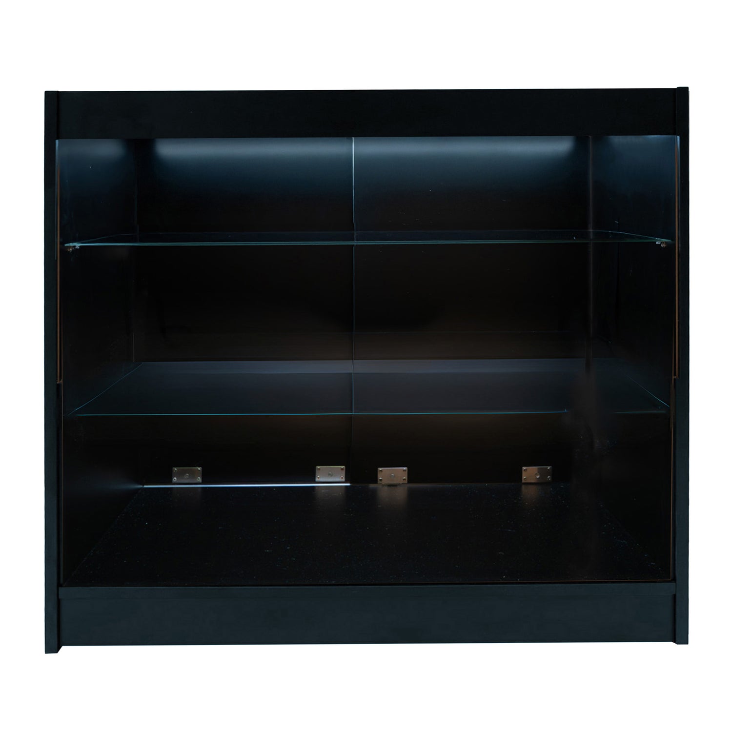 "ASTRO" Set med LED-belysta Butiksmoduler LM60 + 2xK1200 + TB60 – Svart