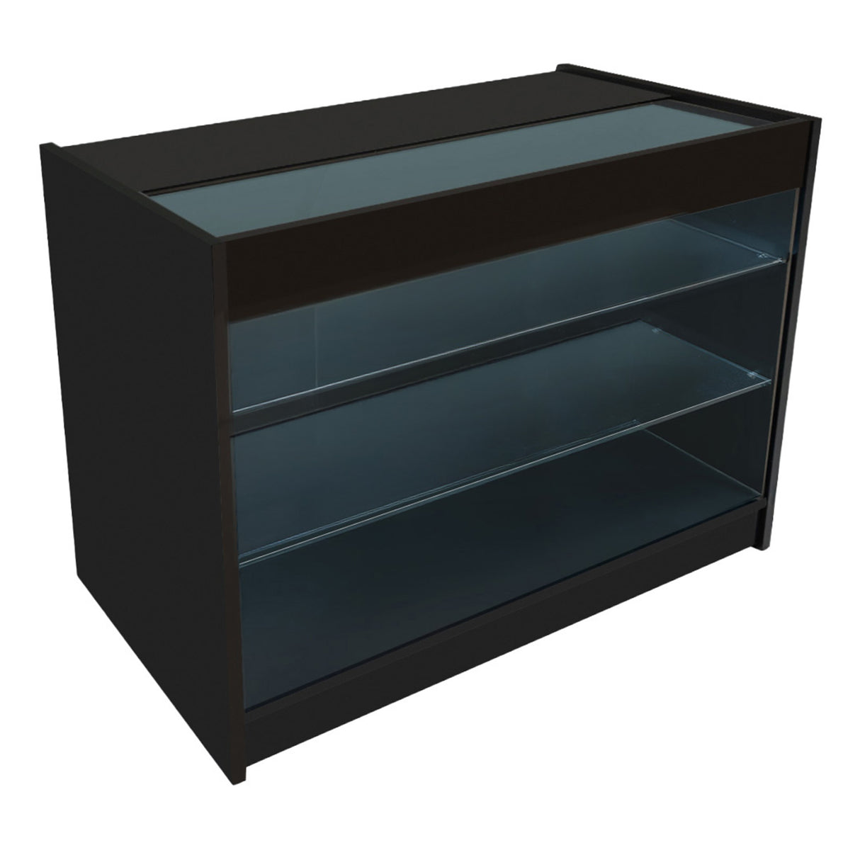 "HYPERION" Set med LED-belysta Butiksmoduler LM60 + B1200 + K1200 + TB60 – Svart