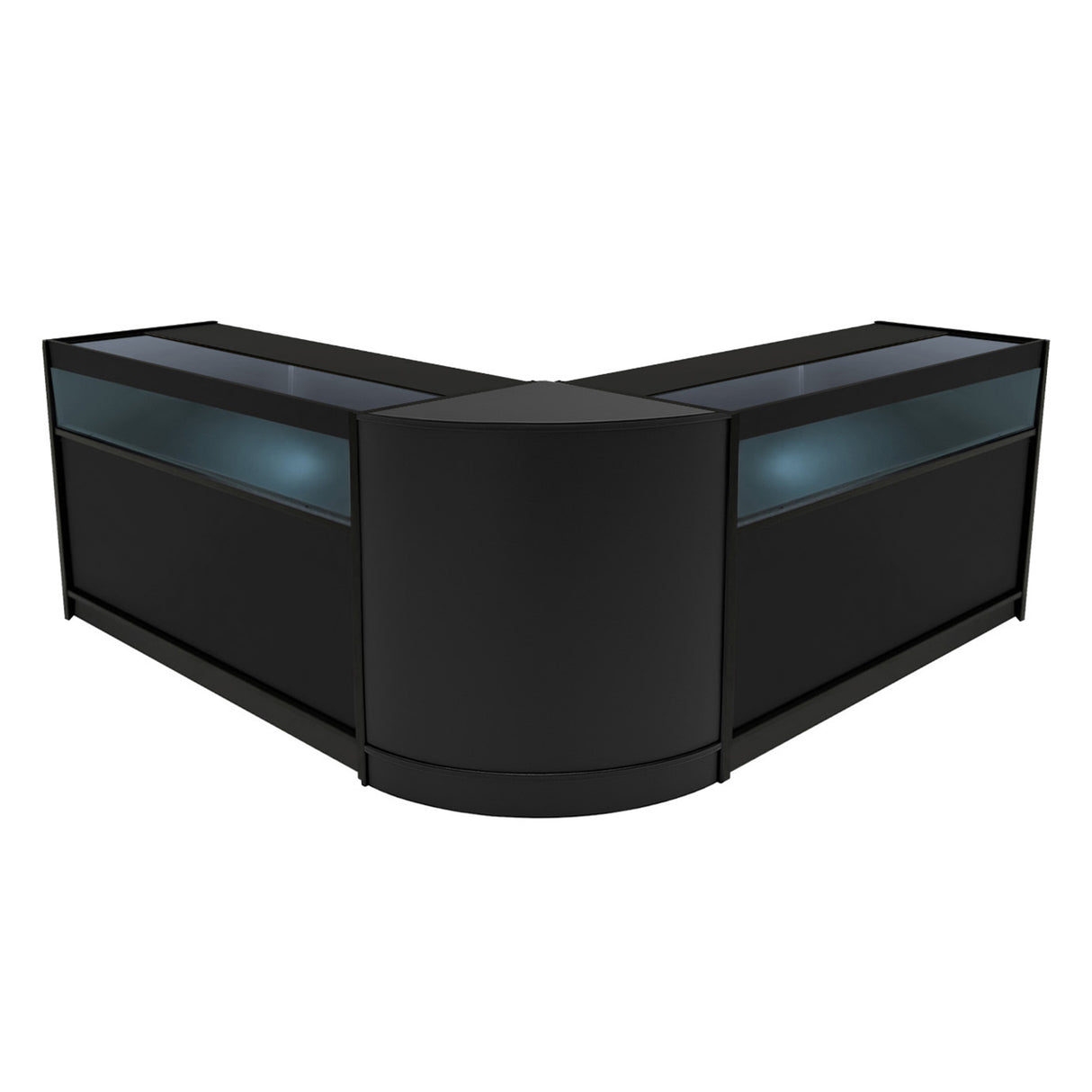 "IRIS" Set med LED-belysta Butiksmoduler CM60+ 2x B1500 – Svart