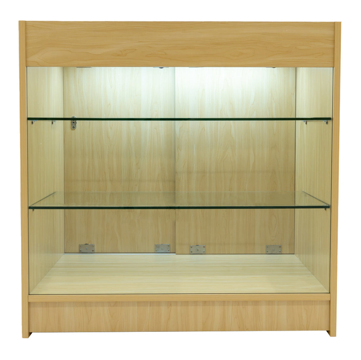 "HELIOS" Set med LED-belysta Butiksmoduler CM60+ 2x K900 – Lönnfärgad finish