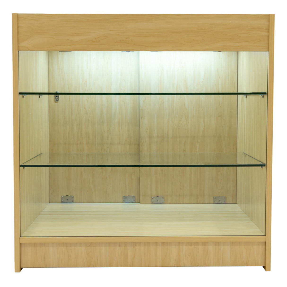 "APOLLO" Set med LED-belysta Butiksmoduler LM60+ 2x K900 – Lönnfärgad finish