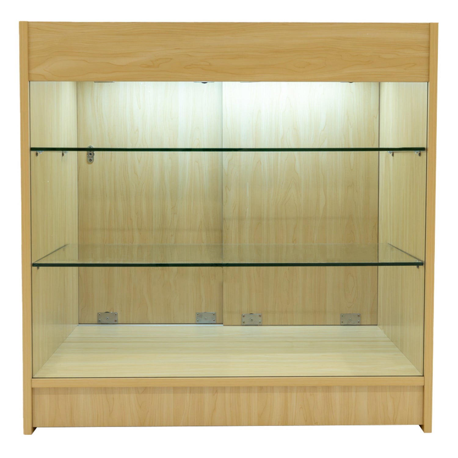 "APOLLO" Set med LED-belysta Butiksmoduler LM60+ 2x K900 – Lönnfärgad finish