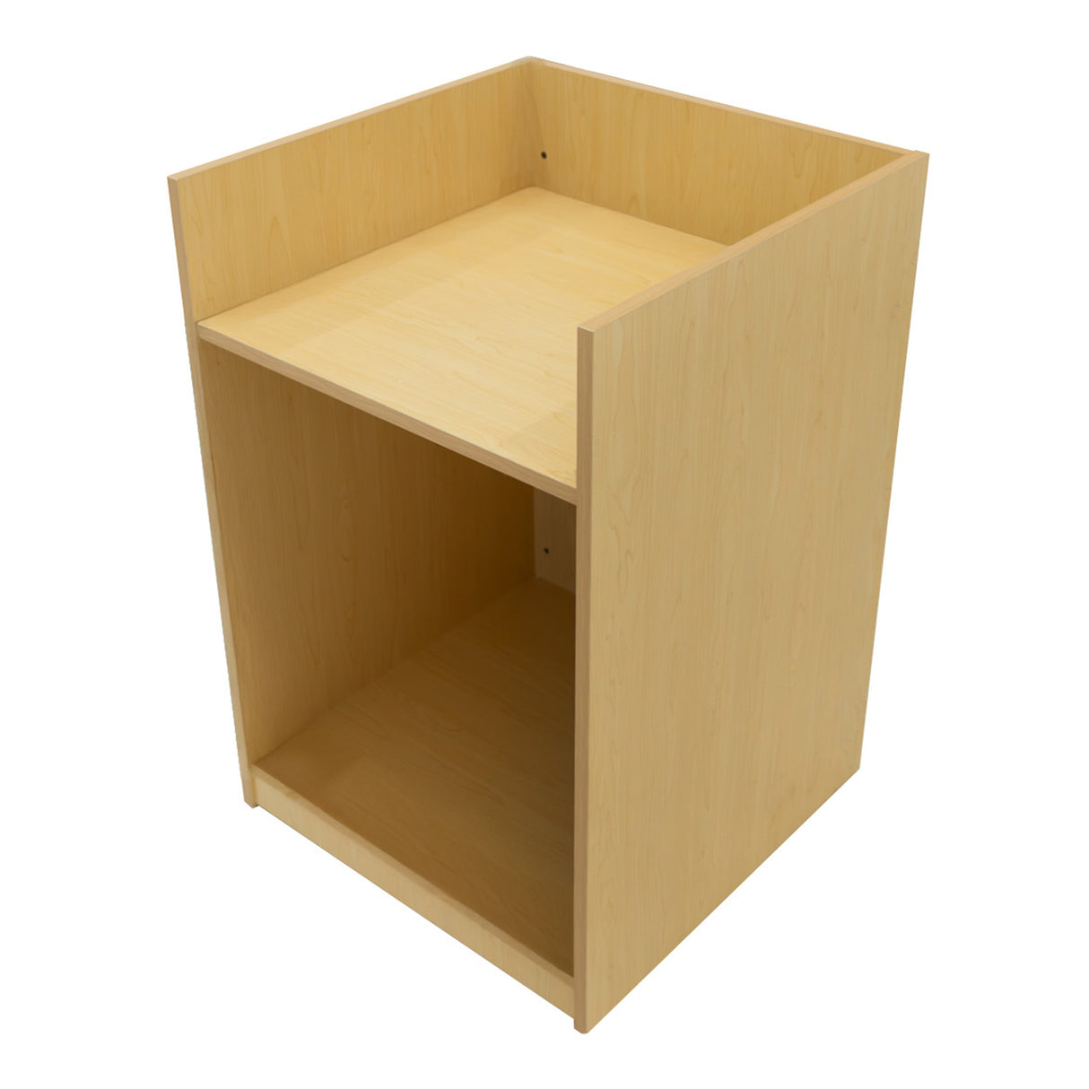 "POLARIS" Set med LED-belysta Butiksmoduler CM60 + B1200 + K1200 + TB60 – Lönnfärgad finish