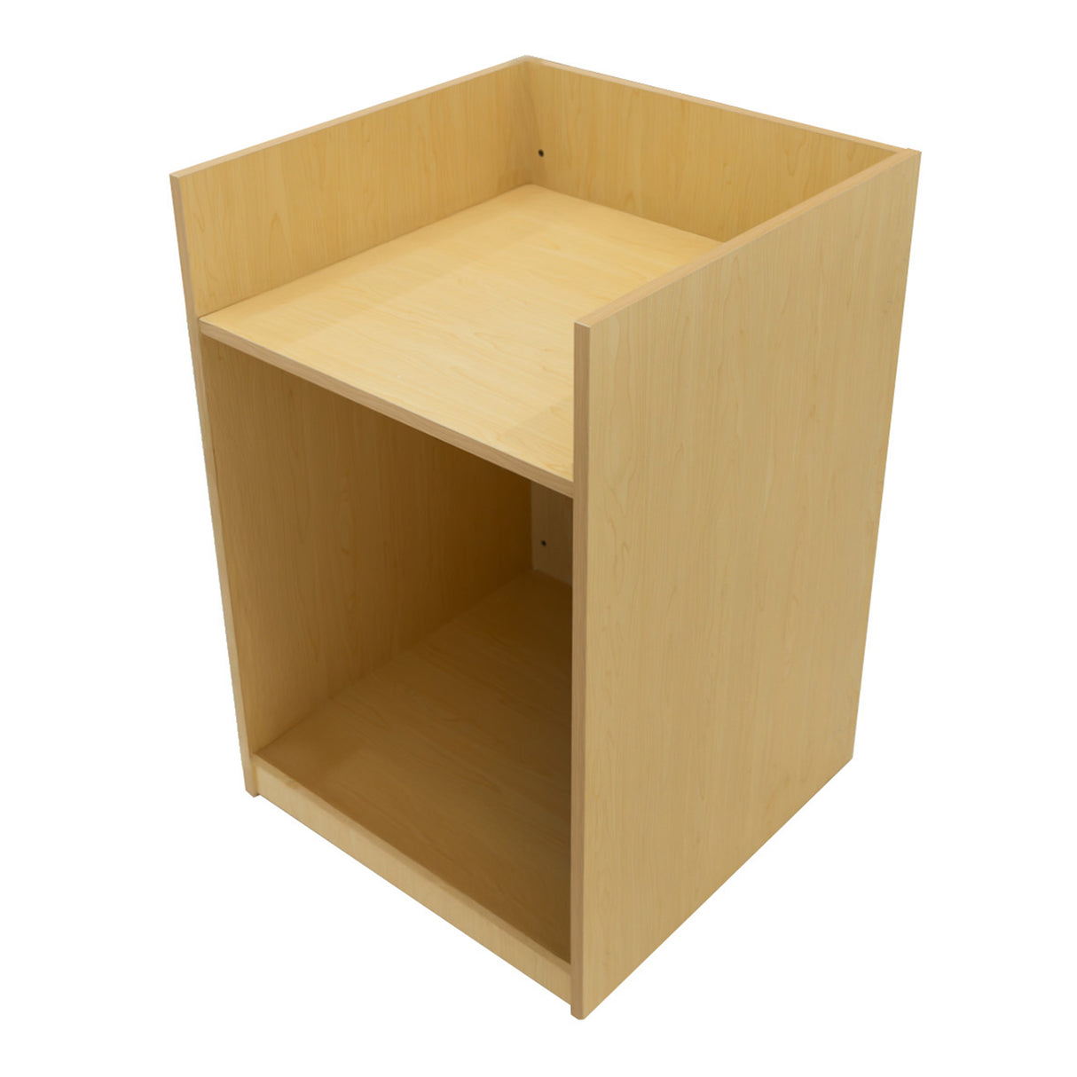 "VEGA" Set med LED-belysta Butiksmoduler CM60 + K1200 + C1200 + TB60 – Lönnfärgad finish