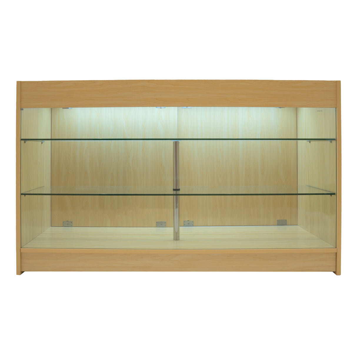 "HELIOS" Set med LED-belysta Butiksmoduler CM60+ 2x K1500 – Lönnfärgad finish
