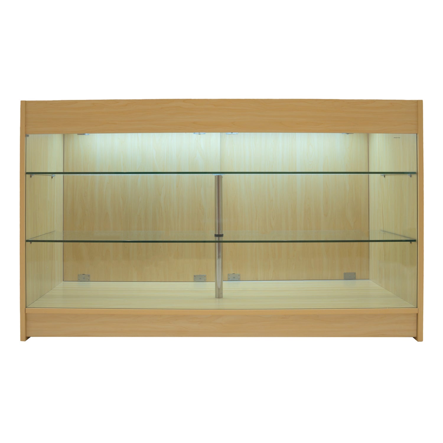 "HELIOS" Set med LED-belysta Butiksmoduler CM60+ 2x K1500 – Lönnfärgad finish