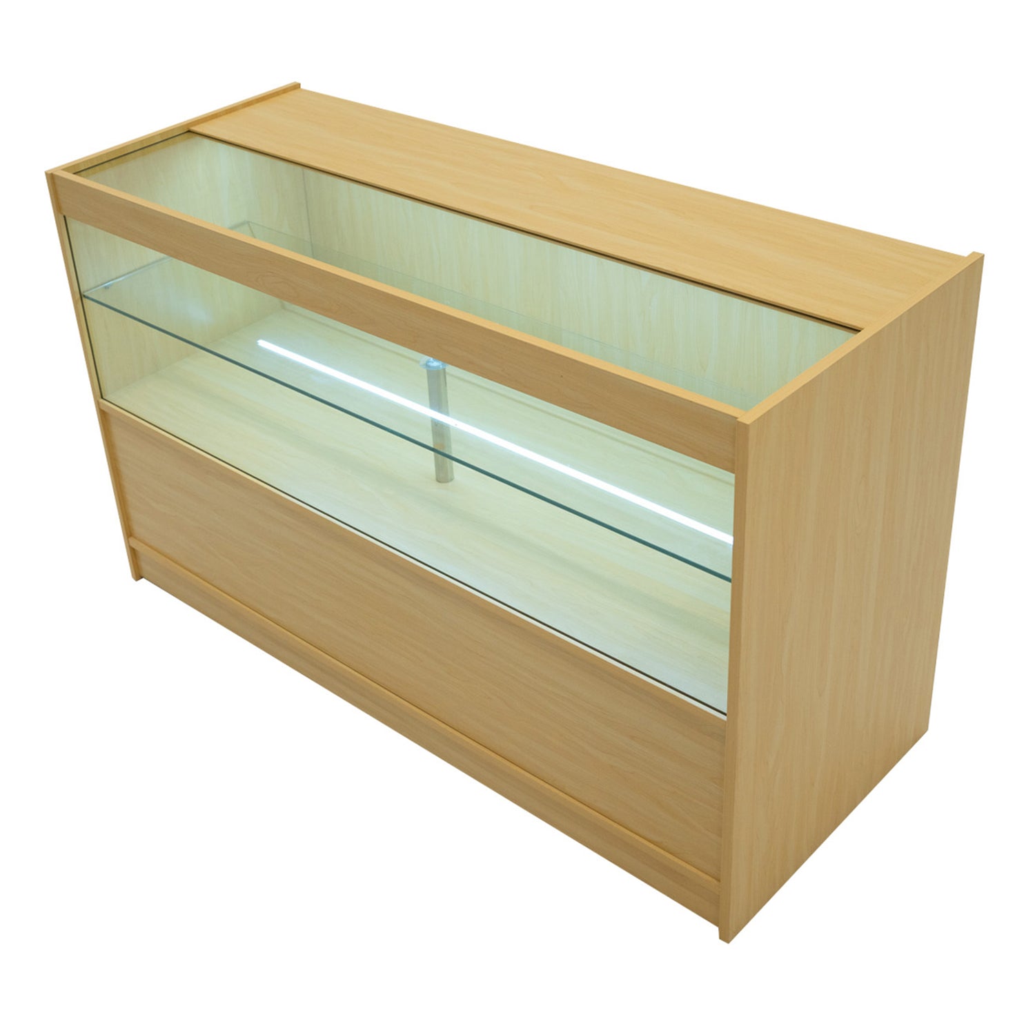 "HERA" Set med LED-belysta Butiksmoduler CM60+K1500+C1500 – Lönnfärgad finish