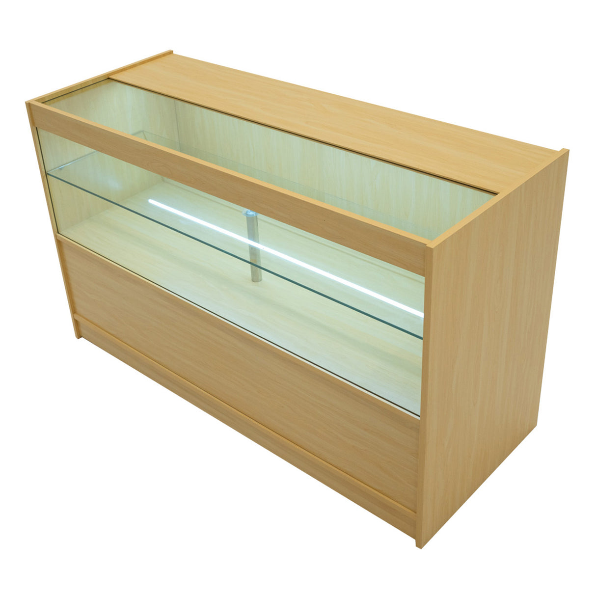 "CALLIOPE" Set med LED-belysta Butiksmoduler LM60+K1500+C1500 – Lönnfärgad finish