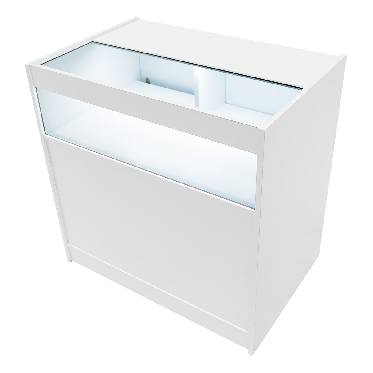 "IRIS" Set med LED-belysta Butiksmoduler CM60+ 2x B900 – Vit
