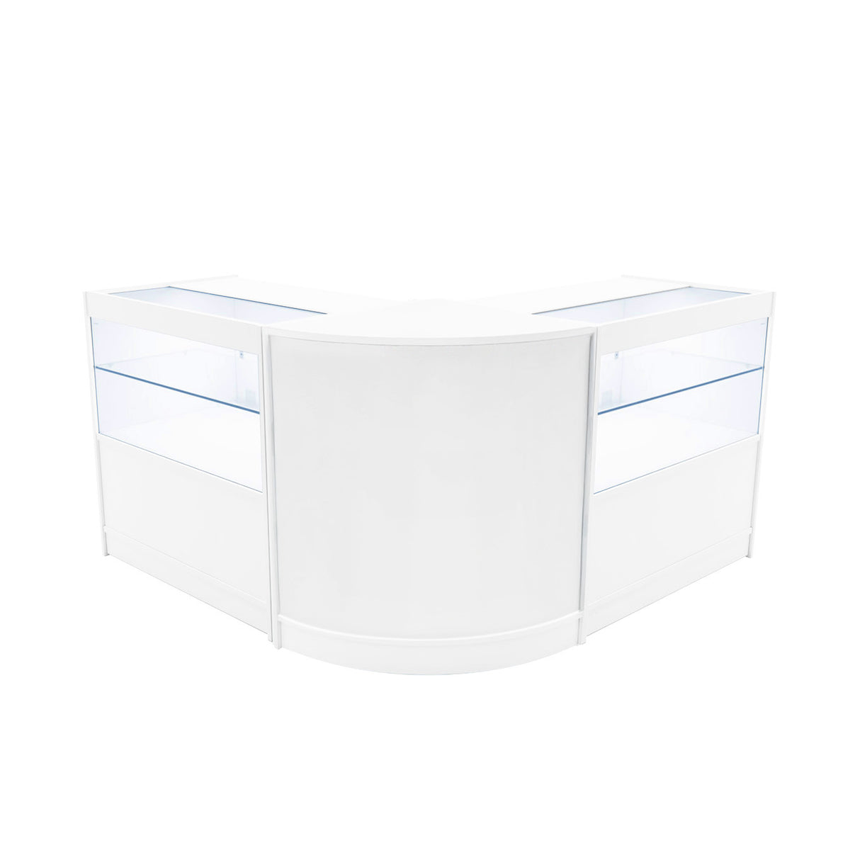 "SELENE" Set med LED-belysta Butiksmoduler CM60+ 2x C900 – Vit