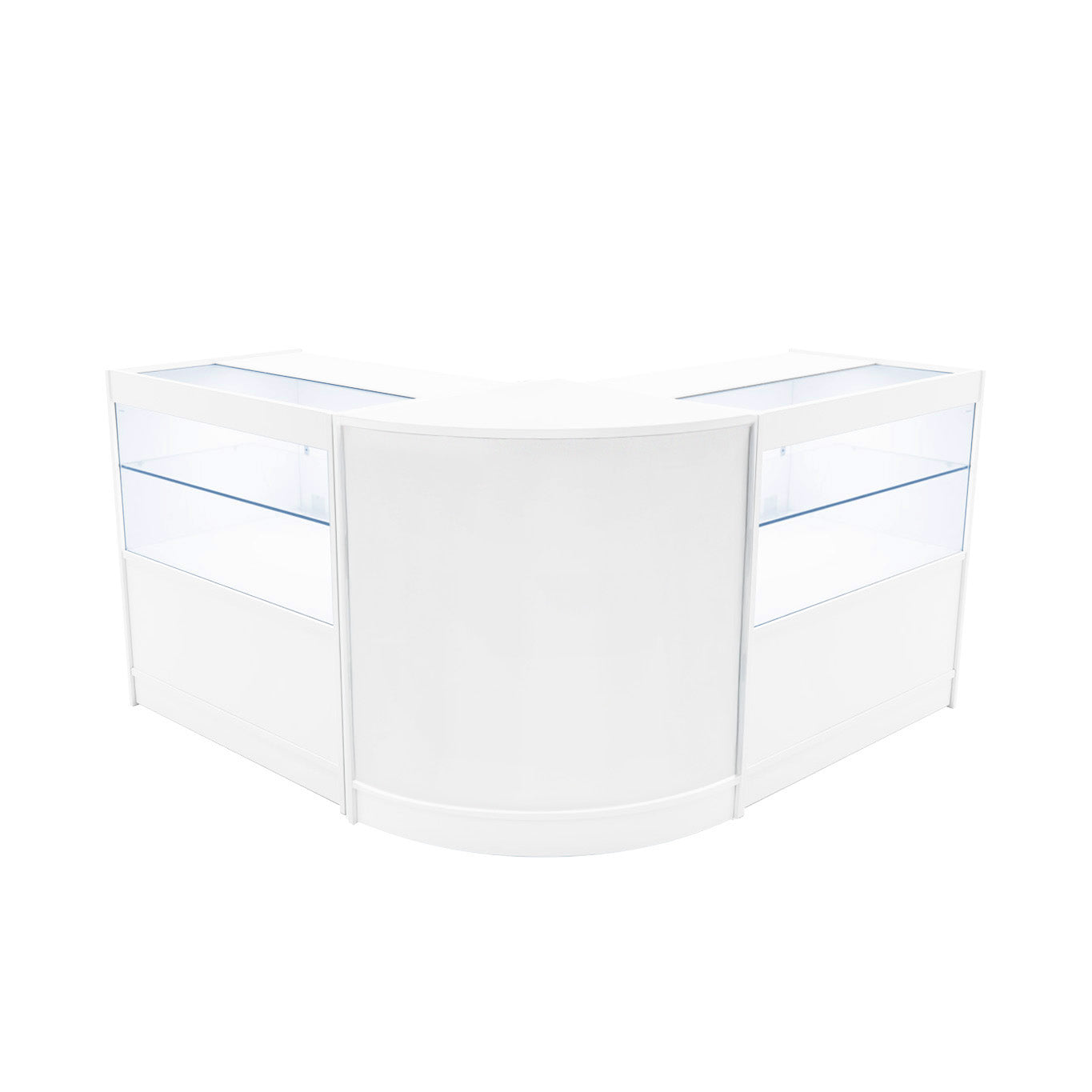 "SELENE" Set med LED-belysta Butiksmoduler CM60+ 2x C900 – Vit