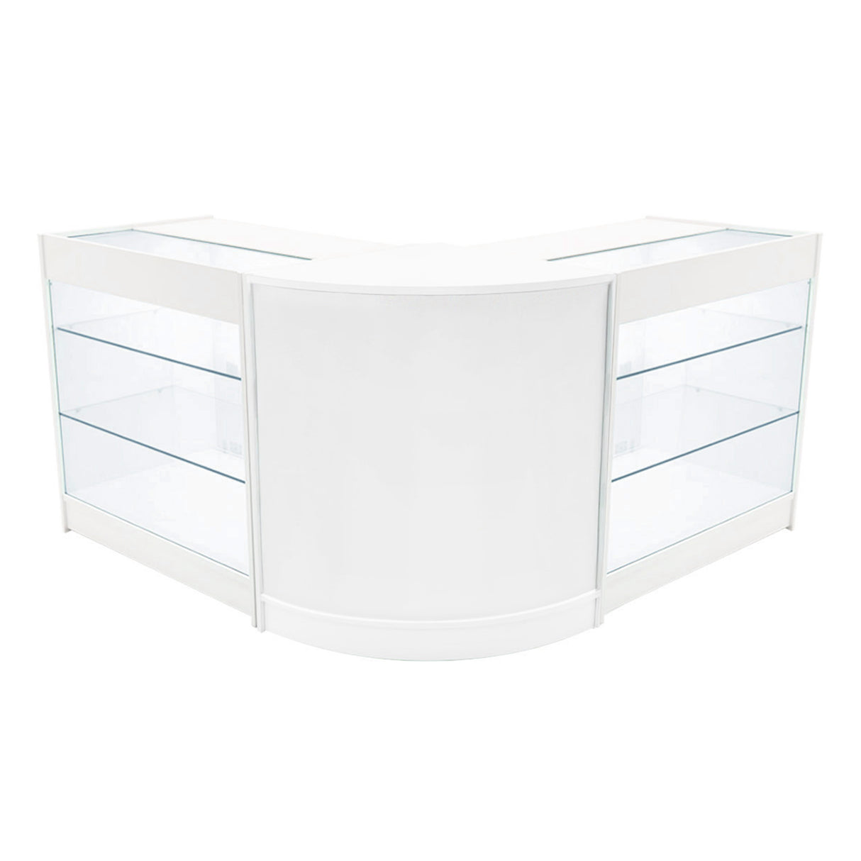 "HELIOS" Set med LED-belysta Butiksmoduler CM60+ 2x K900 – Vit