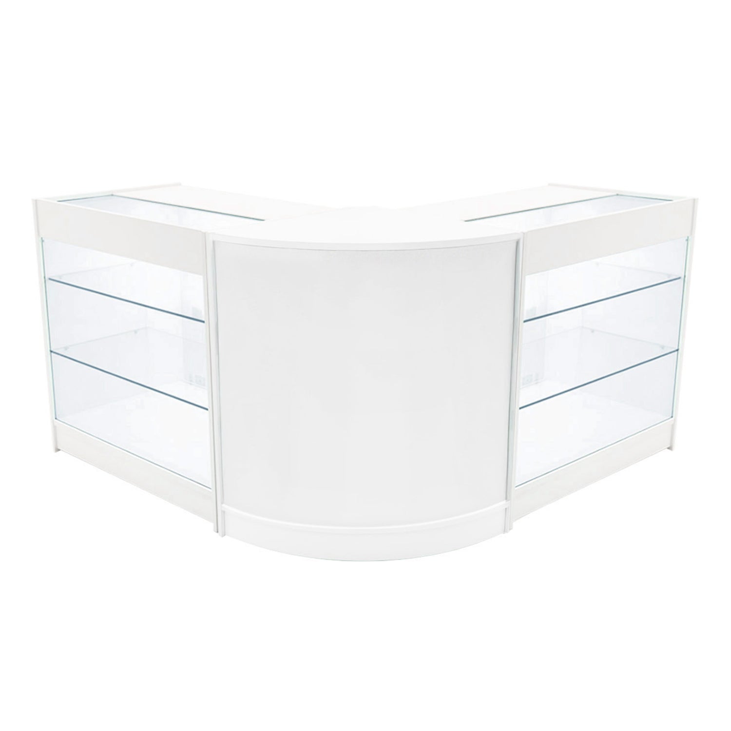"HELIOS" Set med LED-belysta Butiksmoduler CM60+ 2x K900 – Vit