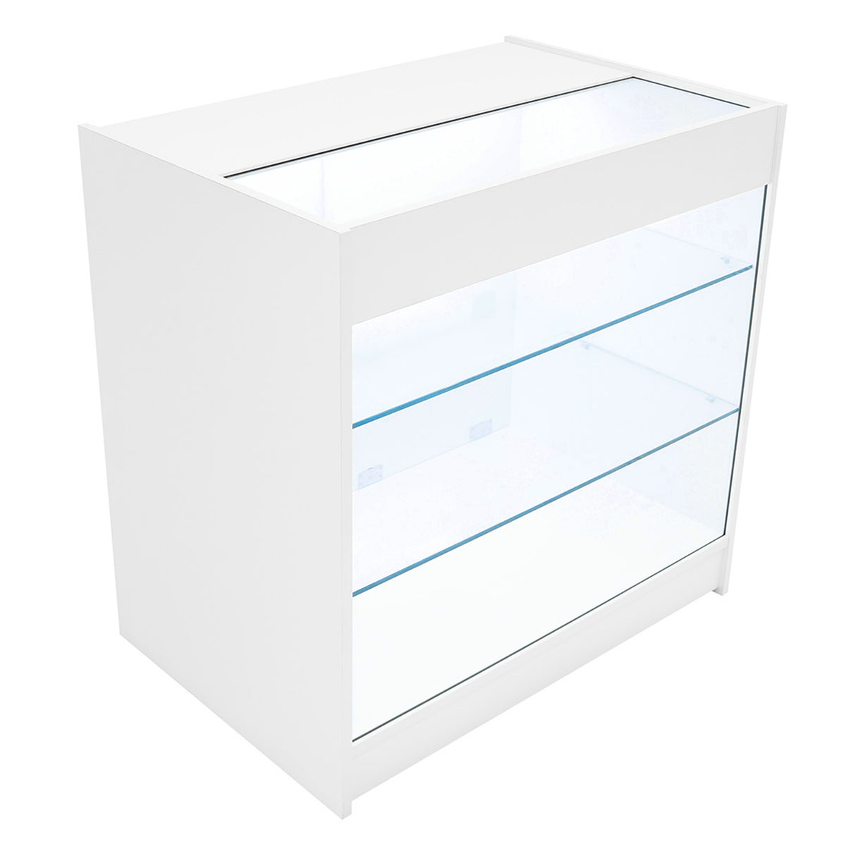 "HERA" Set med LED-belysta Butiksmoduler CM60+K900+C900 – Vit