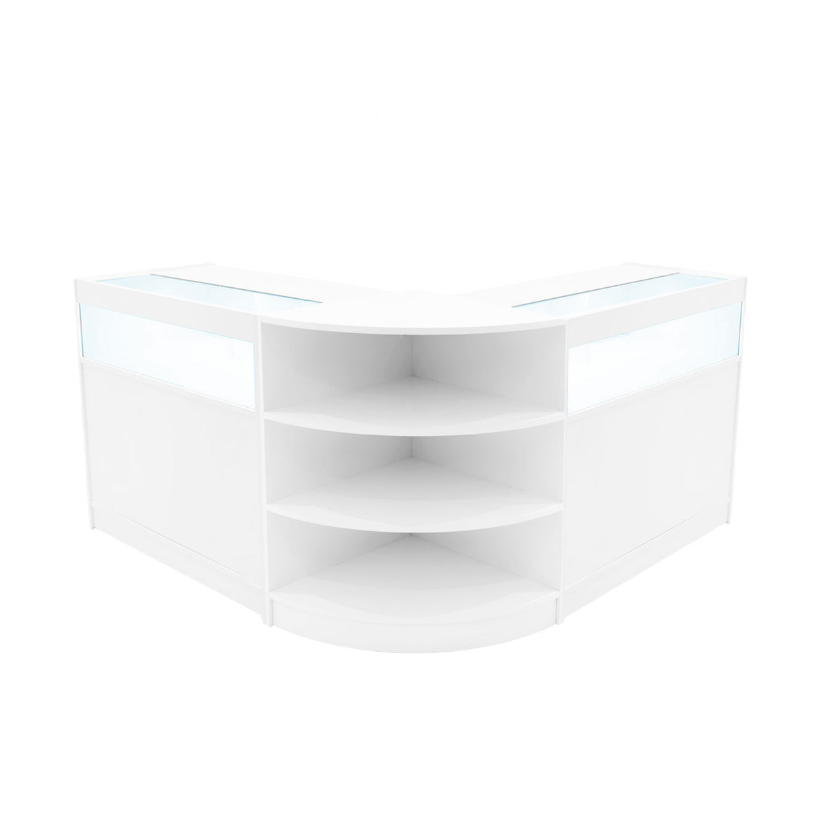"THESEUS" Set med LED-belysta Butiksmoduler LM60+ 2x B900 – Vit