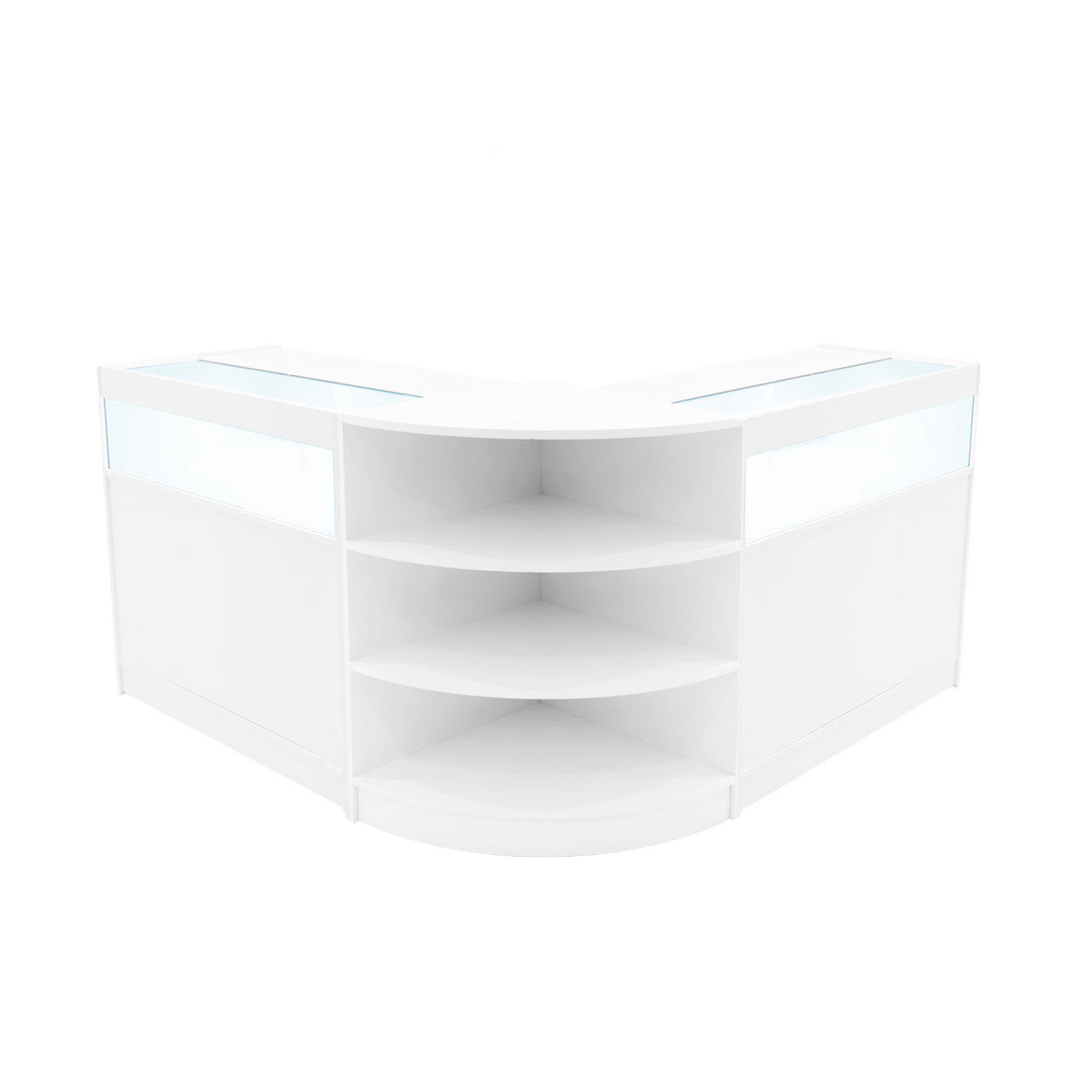 "THESEUS" Set med LED-belysta Butiksmoduler LM60+ 2x B900 – Vit