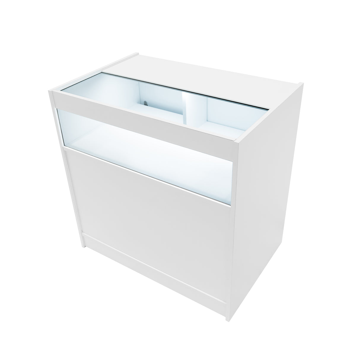 "THESEUS" Set med LED-belysta Butiksmoduler LM60+ 2x B900 – Vit