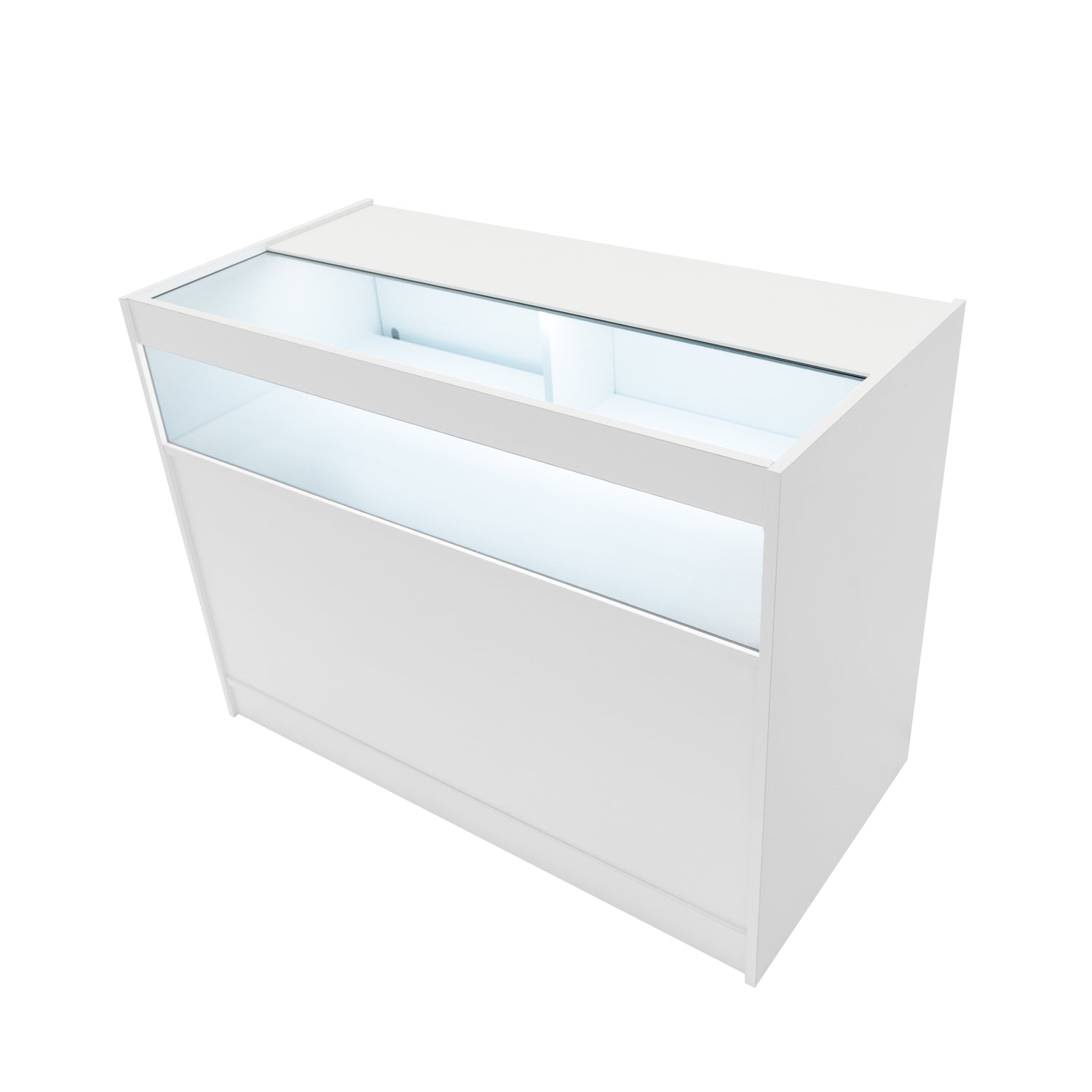 "THESEUS" Set med LED-belysta Butiksmoduler LM60+ 2x B1200 – Vit