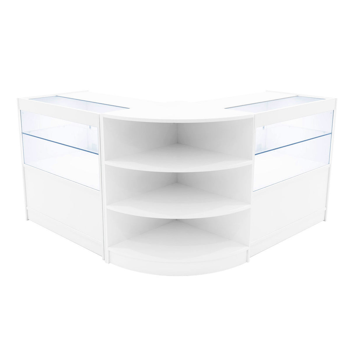 "ANDROMEDA" Set med LED-belysta Butiksmoduler LM60+ 2x C900 – Vit