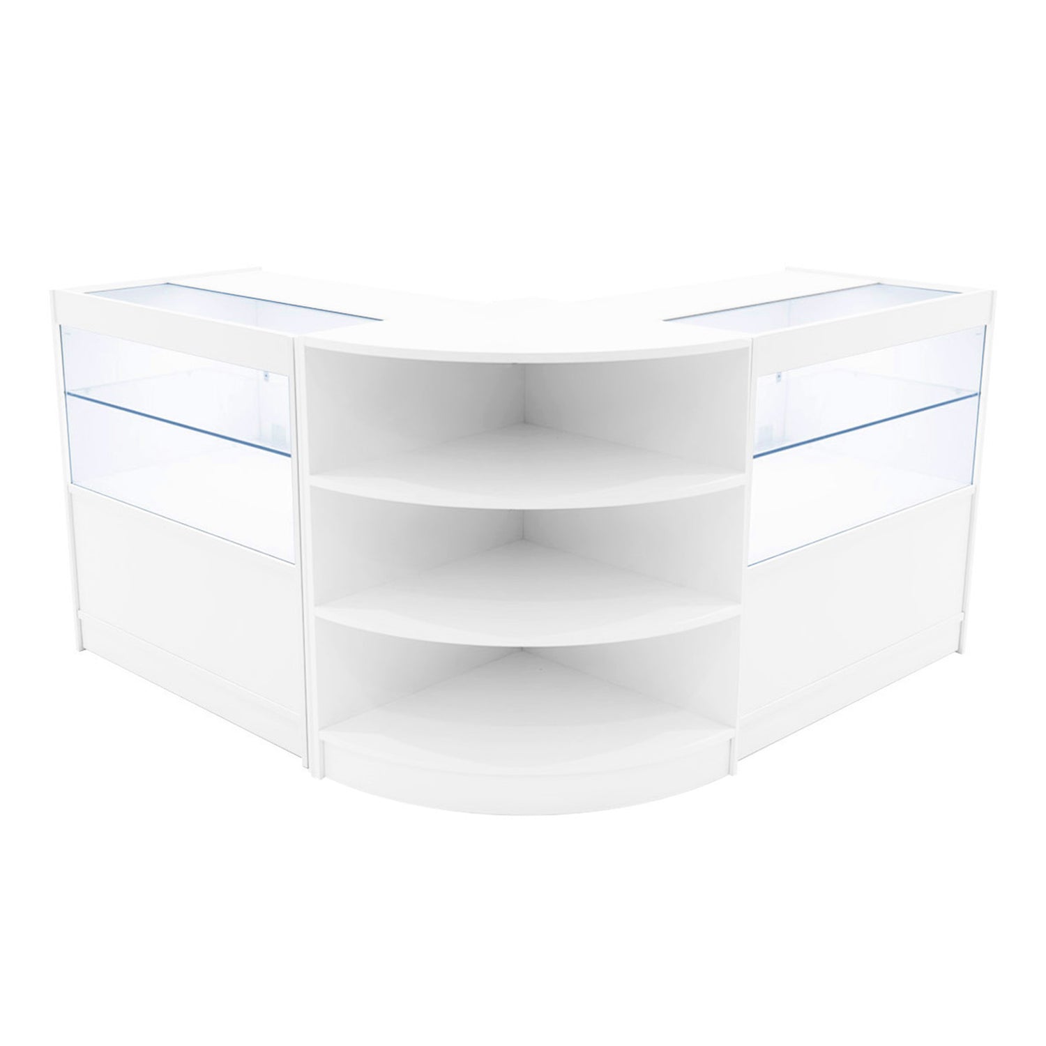 "ANDROMEDA" Set med LED-belysta Butiksmoduler LM60+ 2x C900 – Vit
