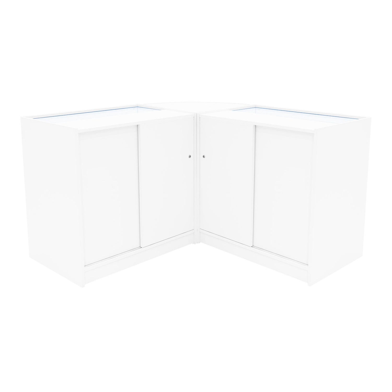 "ANDROMEDA" Set med LED-belysta Butiksmoduler LM60+ 2x C900 – Vit