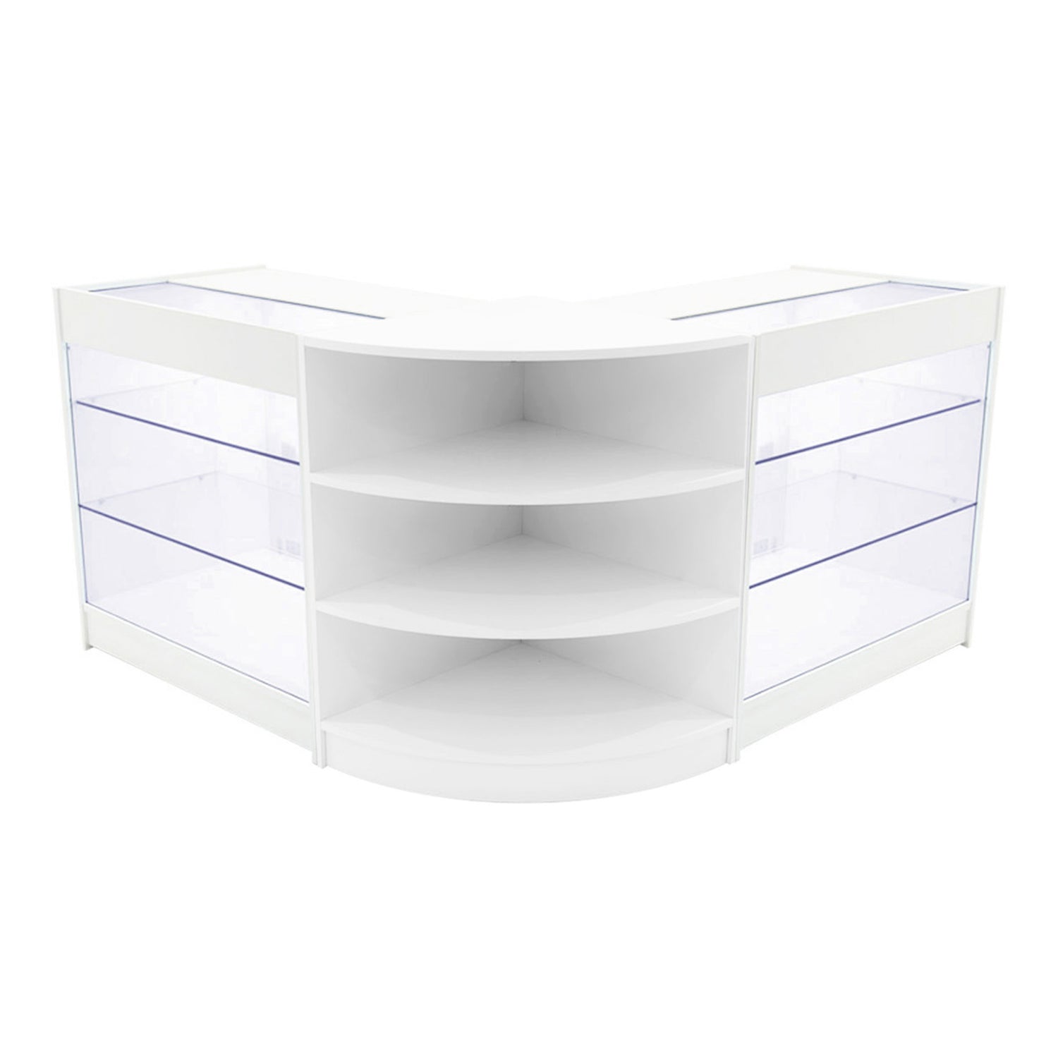 "APOLLO" Set med LED-belysta Butiksmoduler LM60+ 2x K900 – Vit