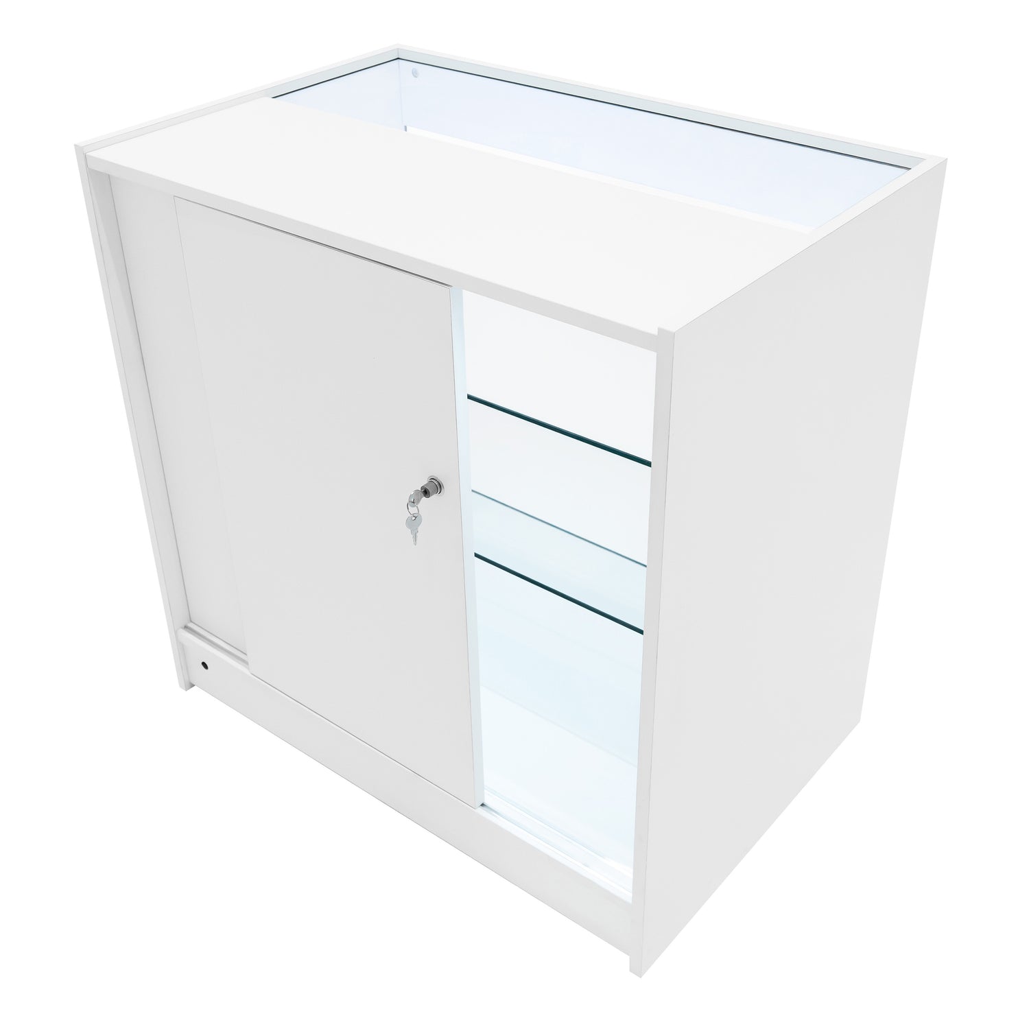 "APOLLO" Set med LED-belysta Butiksmoduler LM60+ 2x K900 – Vit