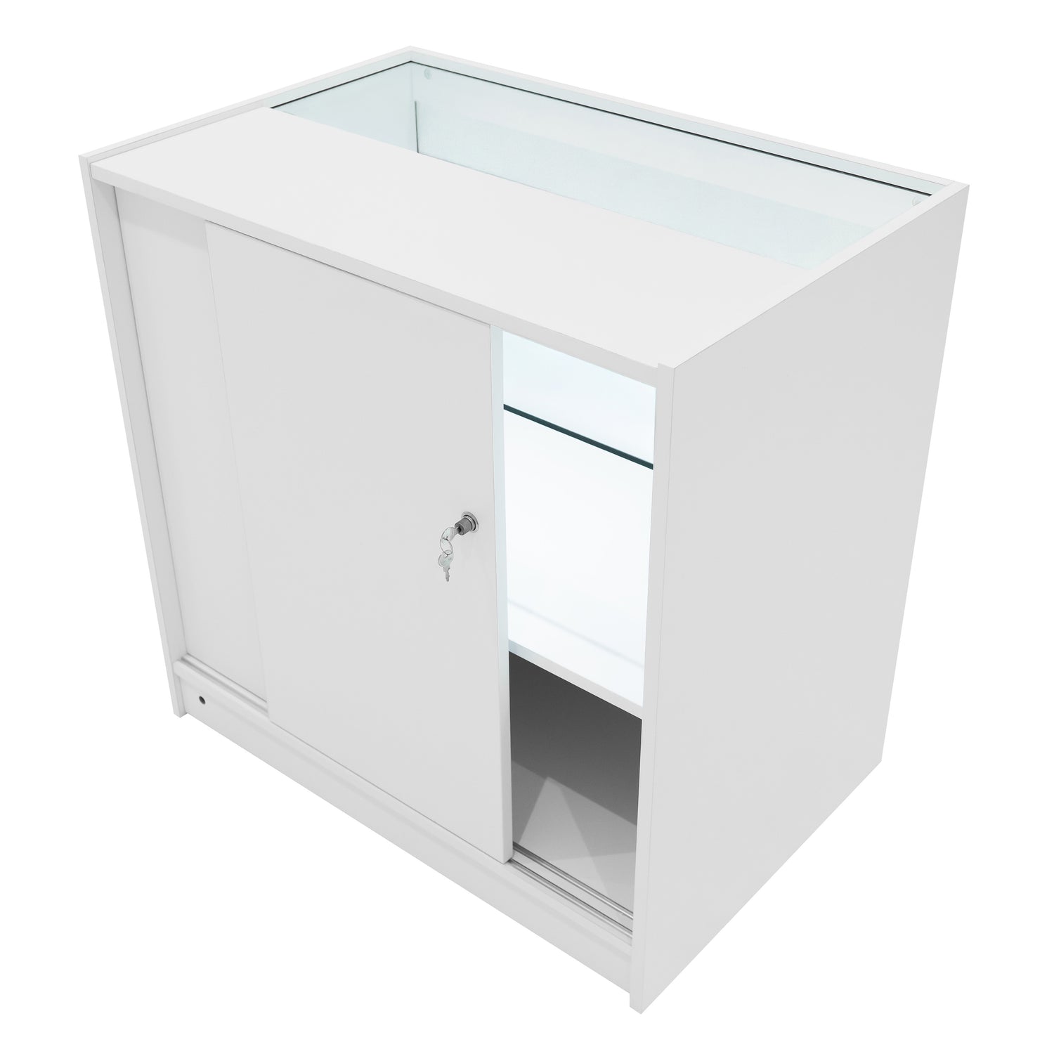 "HARMONIA" Set med LED-belysta Butiksmoduler LM60+B900+C900 – Vit