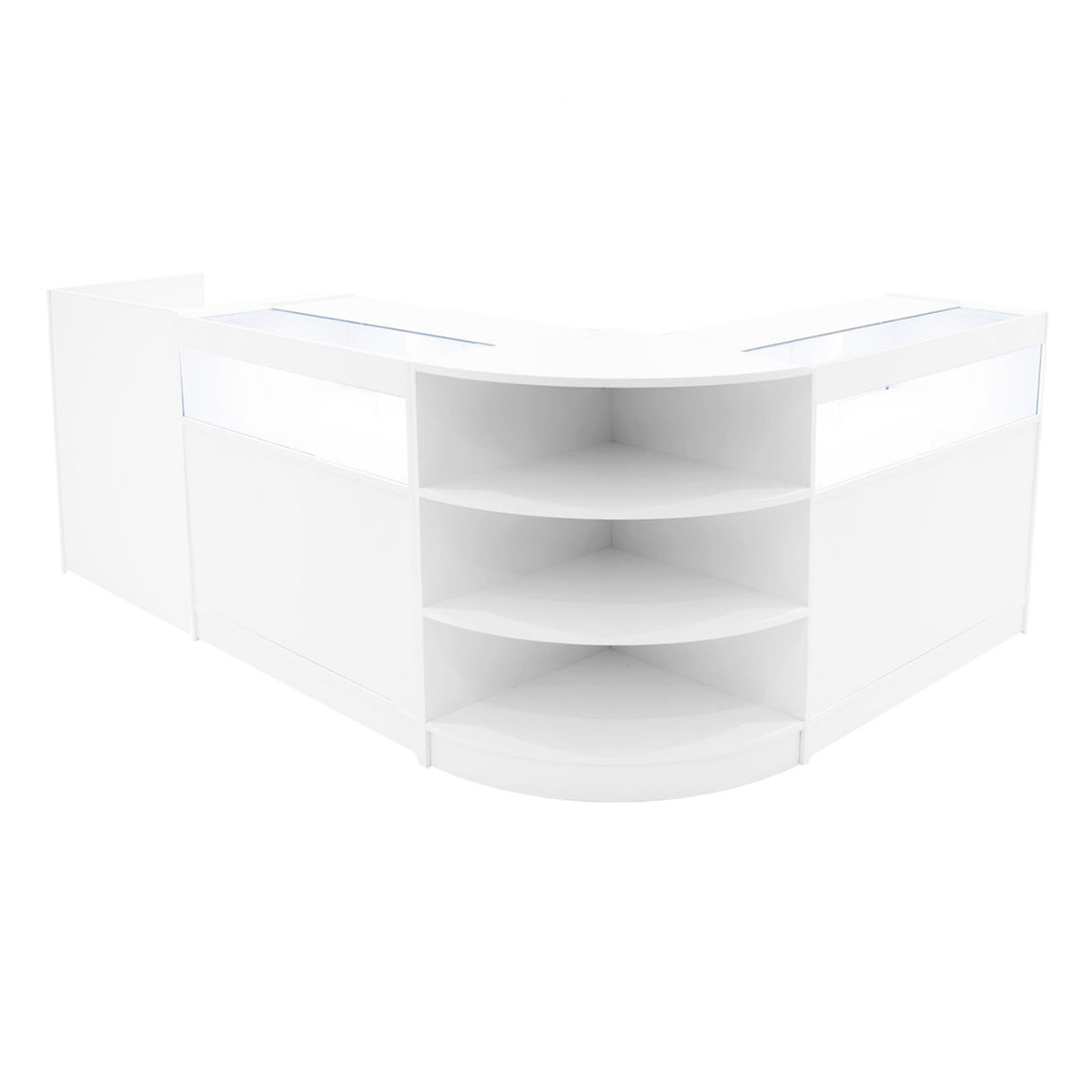 "SAGITTARIUS " Set med LED-belysta Butiksmoduler LM60 + 2xB900 + TB60 – Vit