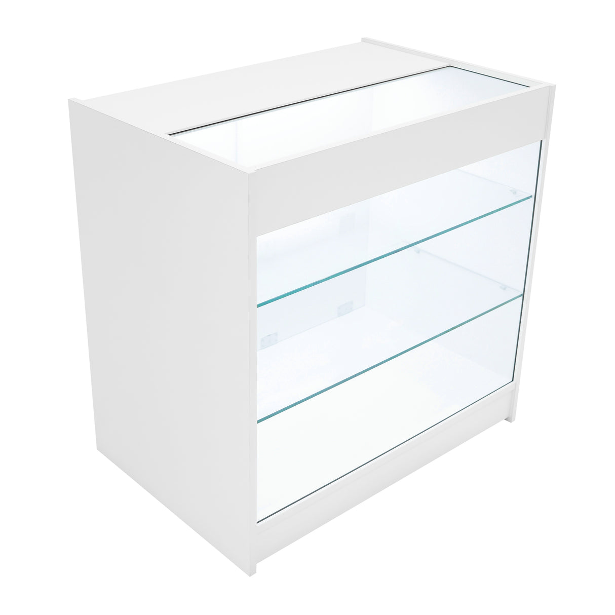 "ASTRO" Set med LED-belysta Butiksmoduler LM60 + 2xK900 + TB60 – Vit