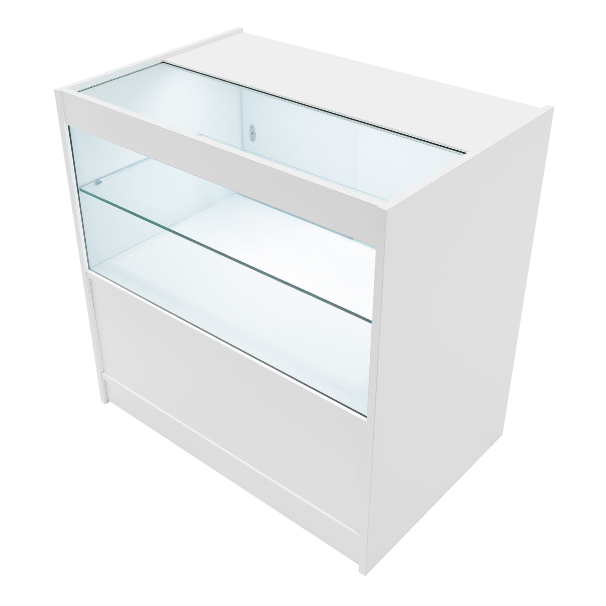 "EUROPA" Set med LED-belysta Butiksmoduler LM60 + B900 + C900 + TB60 – Vit