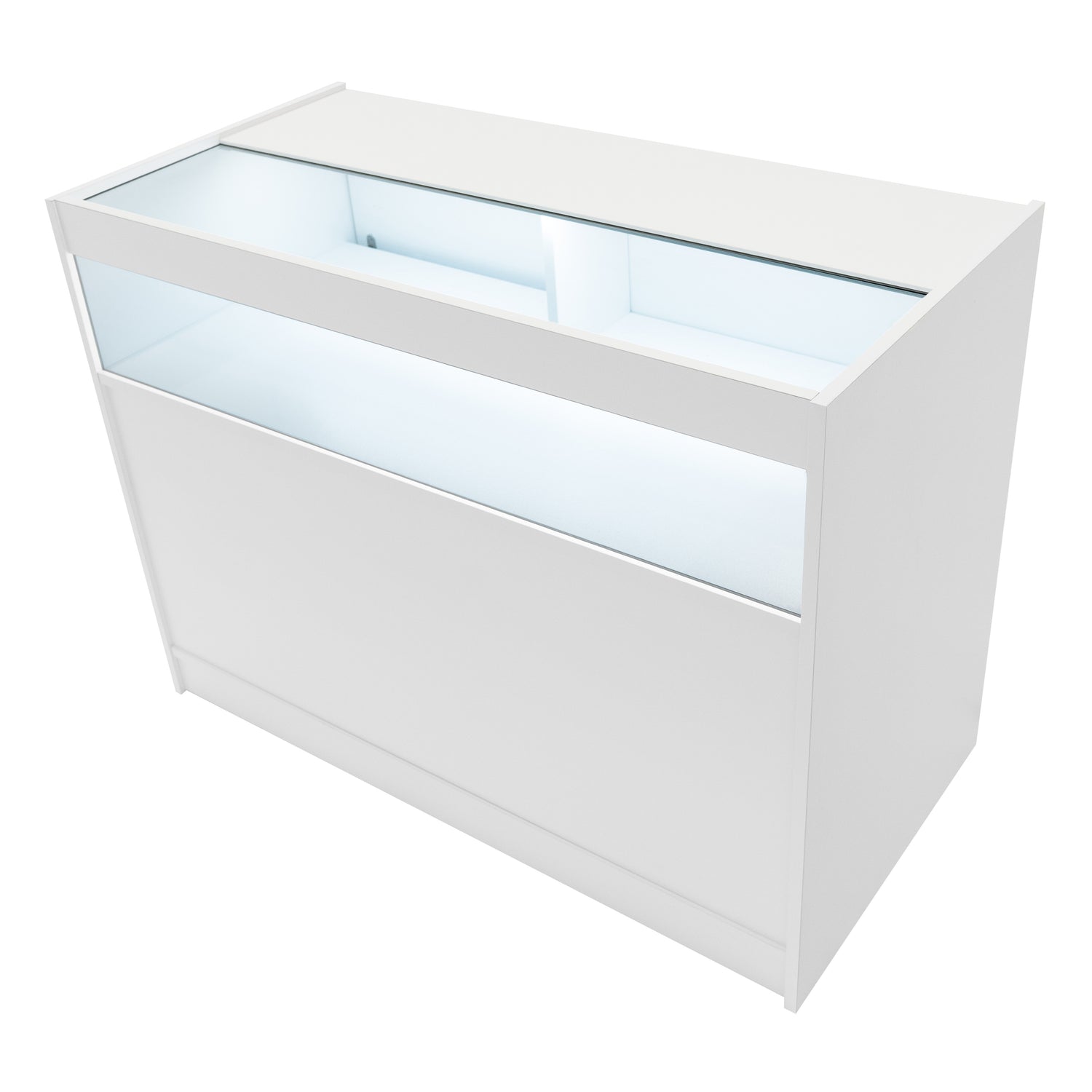 "IRIS" Set med LED-belysta Butiksmoduler CM60+ 2x B1200 – Vit