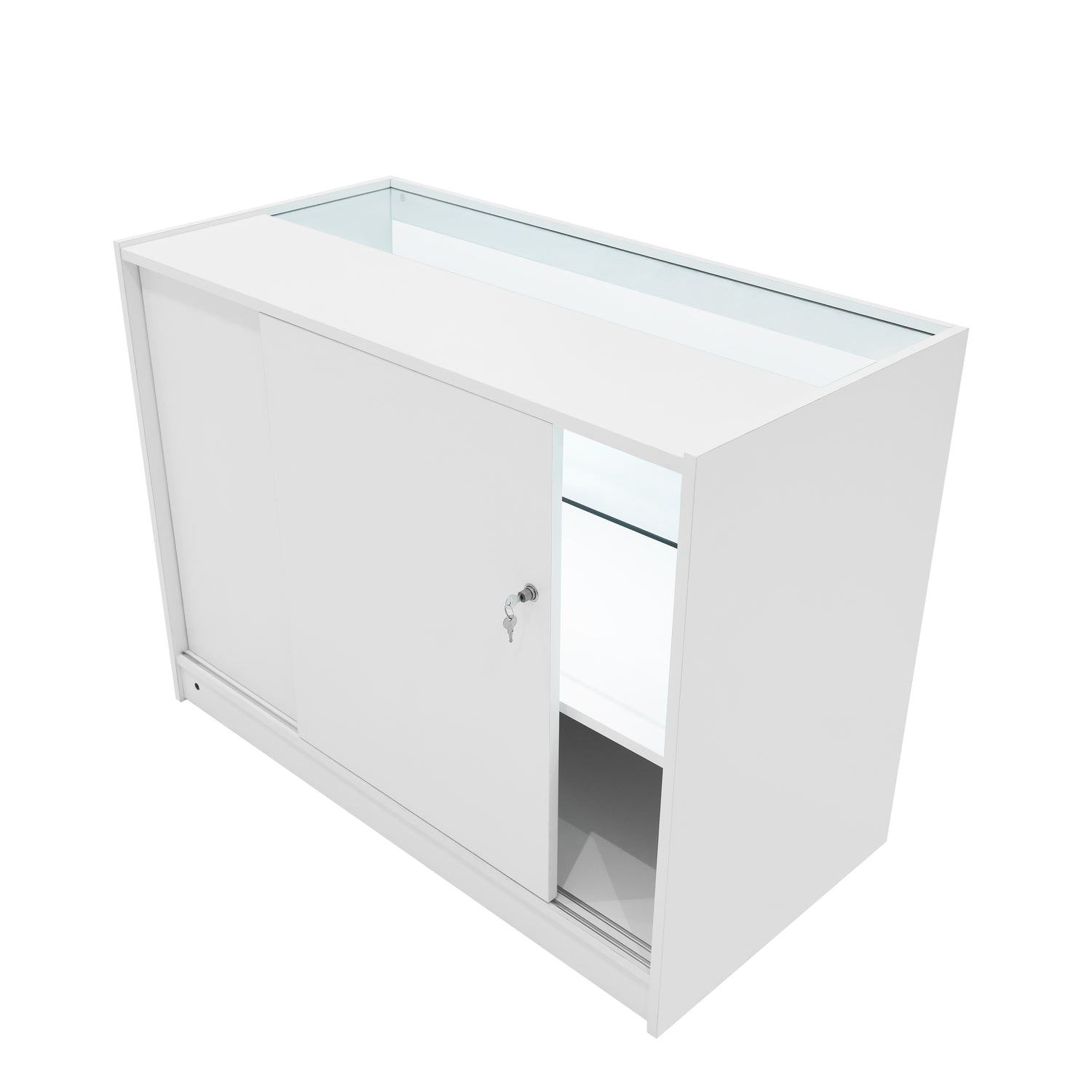 "SELENE" Set med LED-belysta Butiksmoduler CM60+ 2x C1500 – Vit