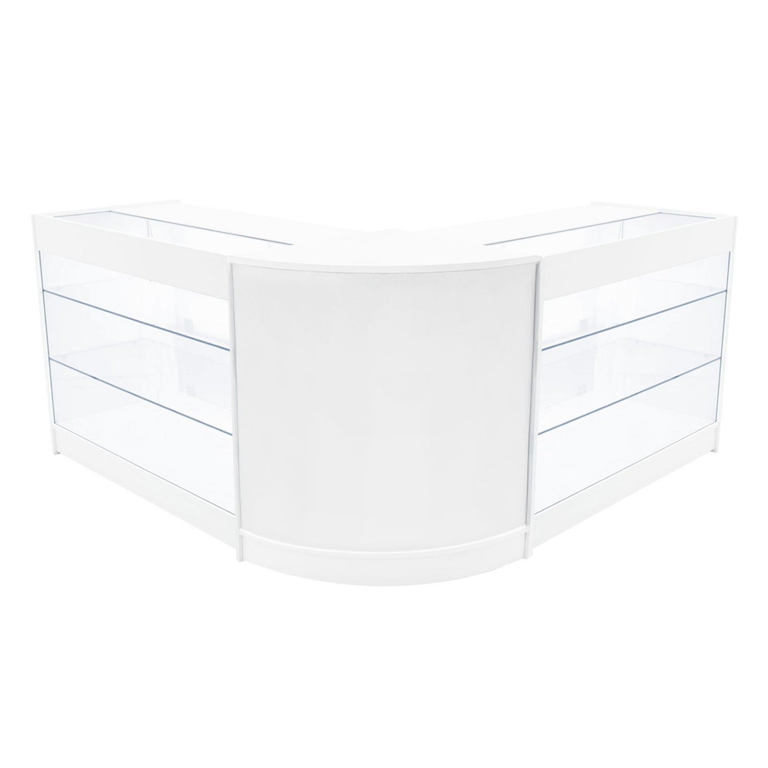 "HELIOS" Set med LED-belysta Butiksmoduler CM60+ 2x K1200 – Vit