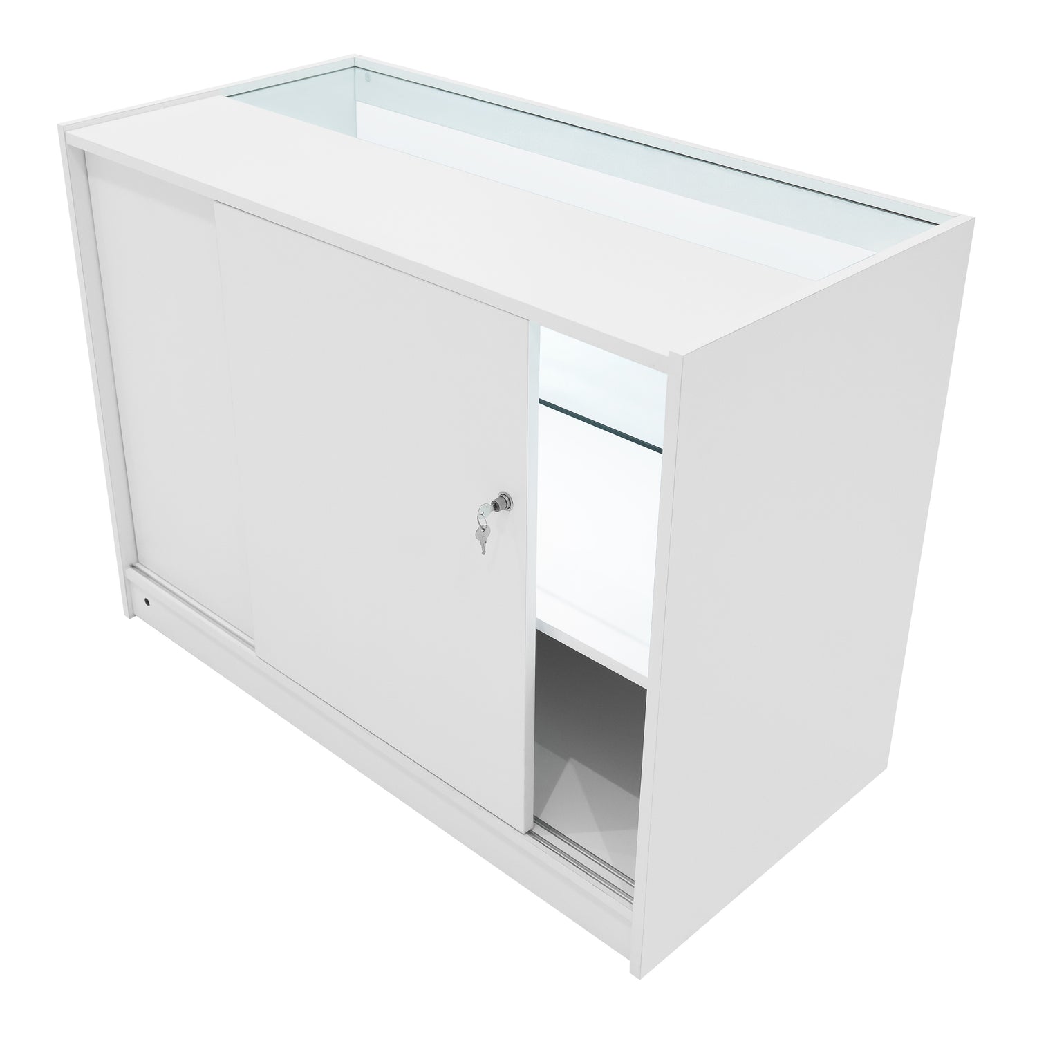 "ANDROMEDA" Set med LED-belysta Butiksmoduler LM60+ 2x C1200 – Vit