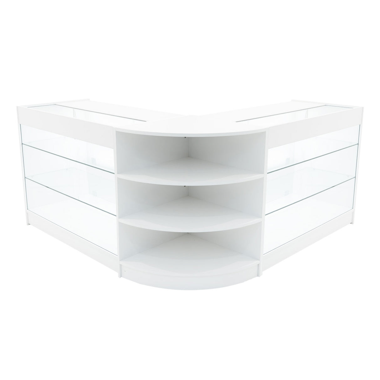 "APOLLO" Set med LED-belysta Butiksmoduler LM60+ 2x K1200 – Vit