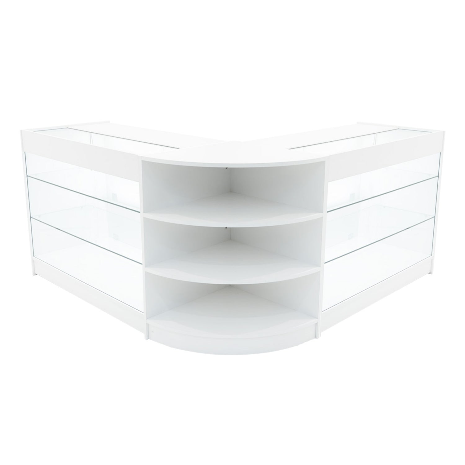 "APOLLO" Set med LED-belysta Butiksmoduler LM60+ 2x K1200 – Vit