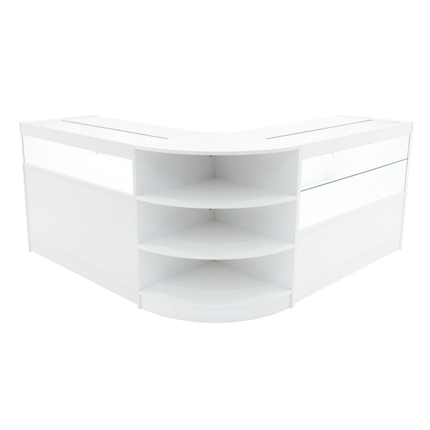 "HARMONIA" Set med LED-belysta Butiksmoduler LM60+B1200+C1200 – Vit