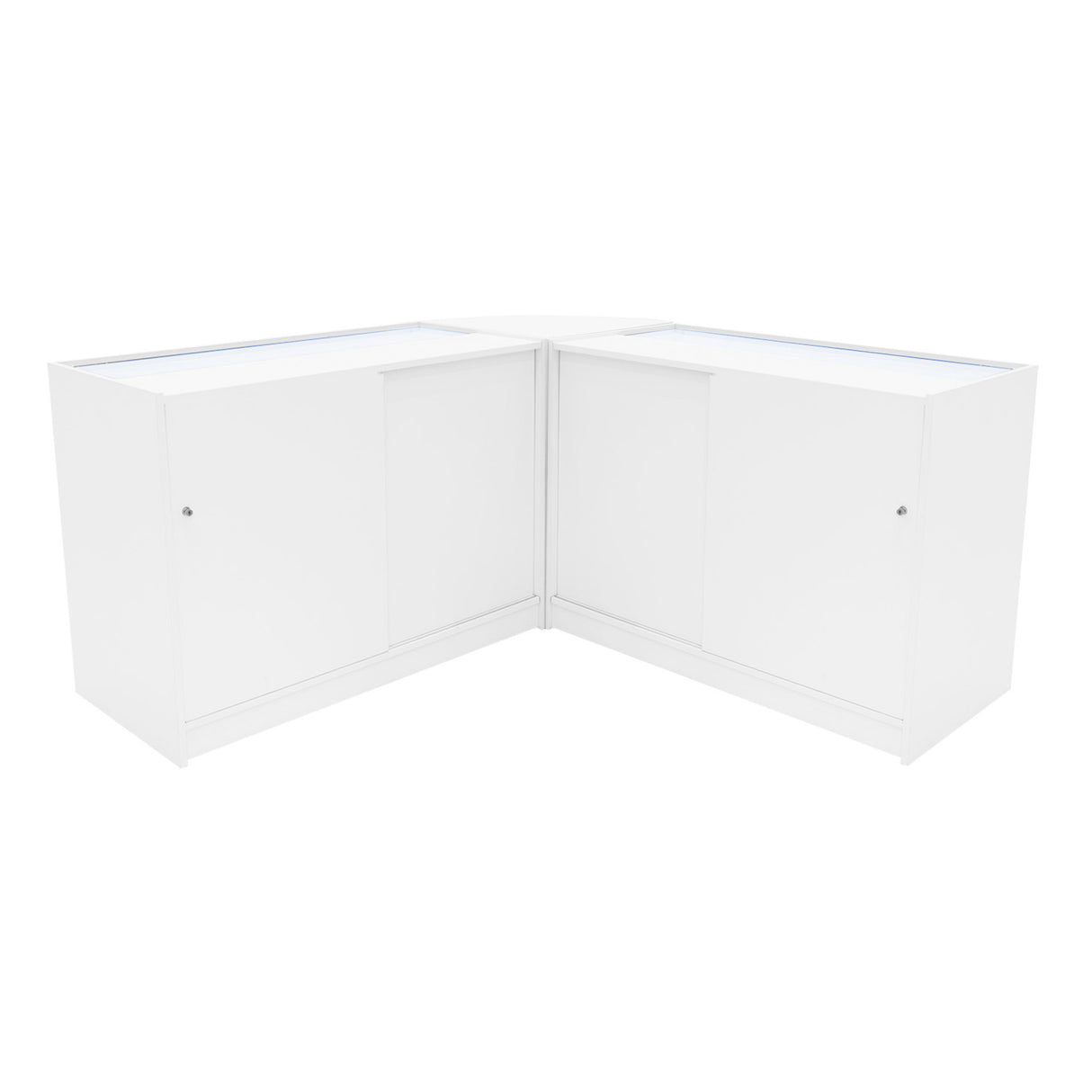 "HARMONIA" Set med LED-belysta Butiksmoduler LM60+B1200+C1200 – Vit