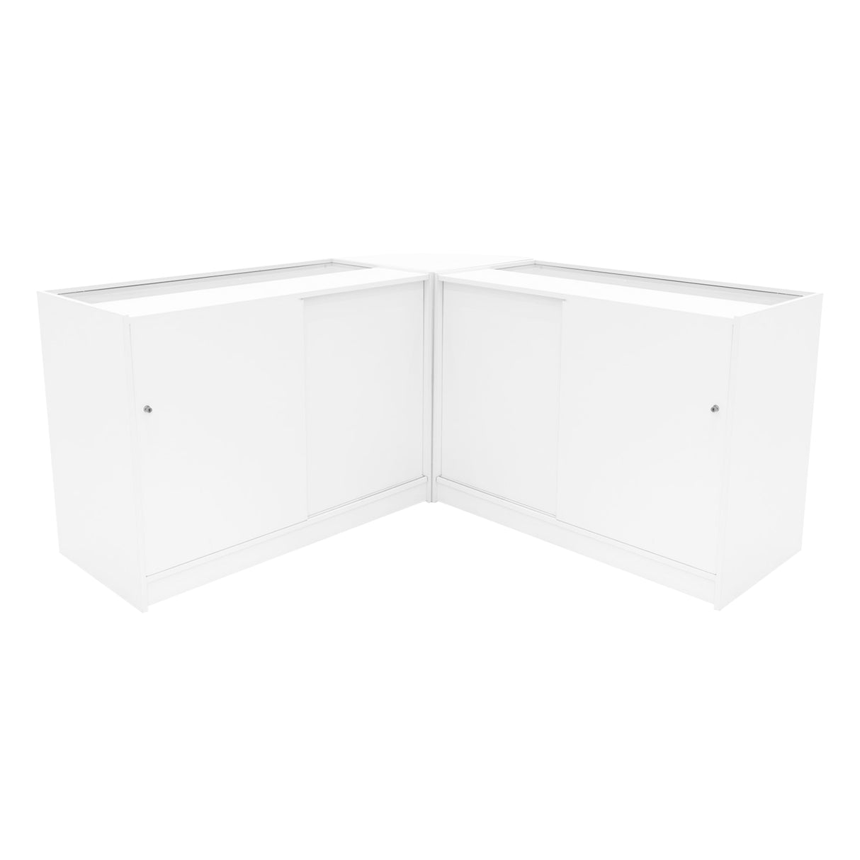 "DEMETER" Set med LED-belysta Butiksmoduler LM60+K1200+B1200 – Vit