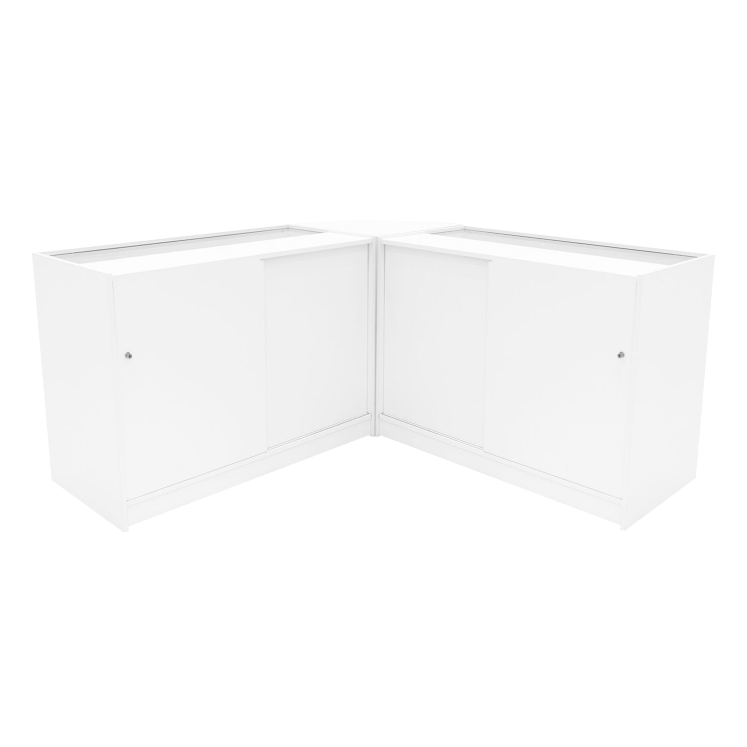 "DEMETER" Set med LED-belysta Butiksmoduler LM60+K1200+B1200 – Vit