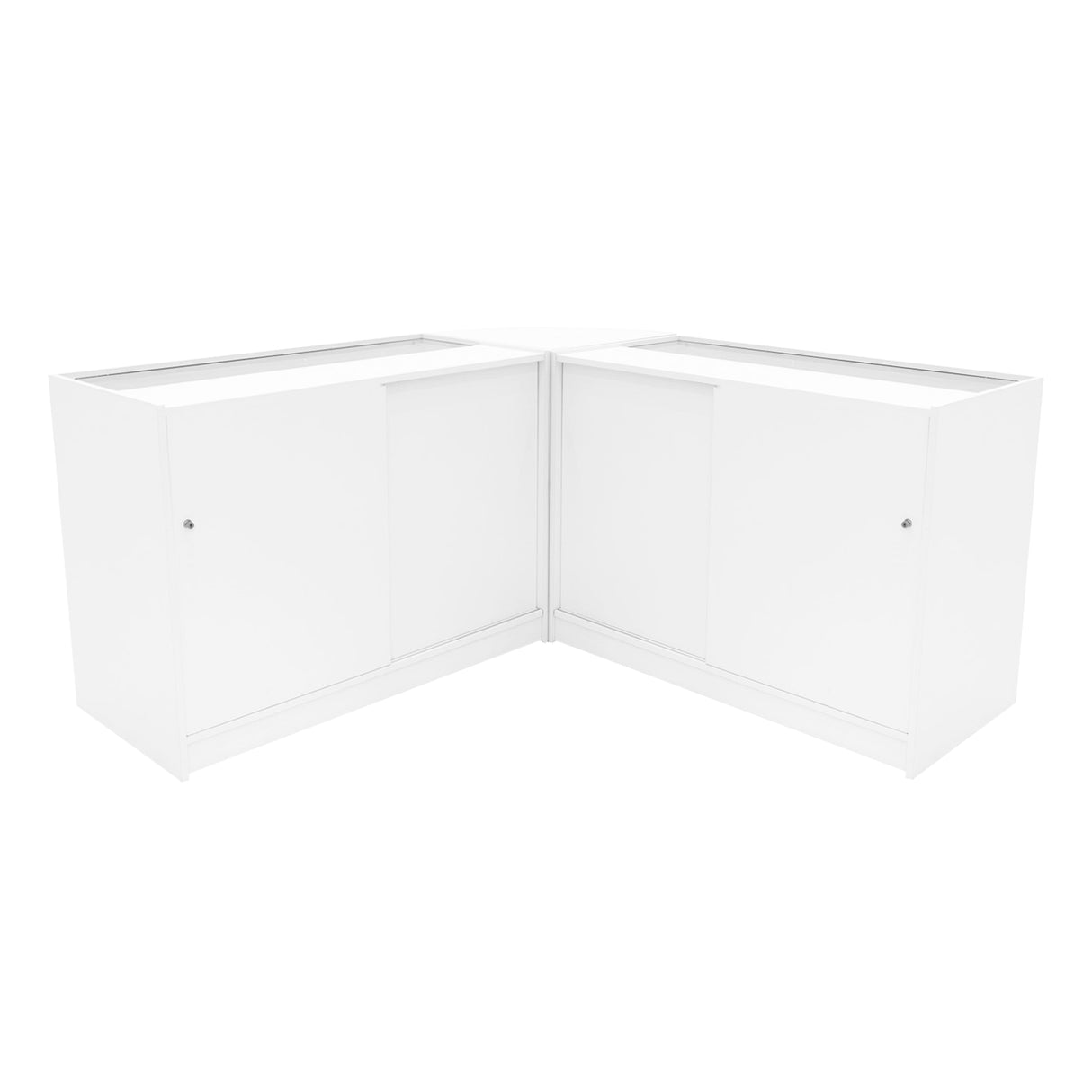 "CALLIOPE" Set med LED-belysta Butiksmoduler LM60+K1200+C1200 – Vit