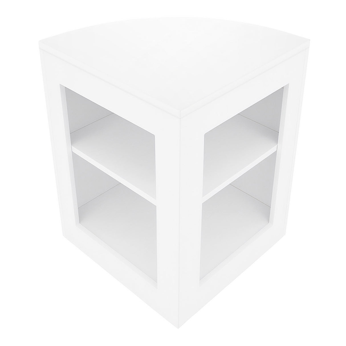 "LUNA" Set med LED-belysta Butiksmoduler CM60 + 2xB1200 + TB60 – Vit