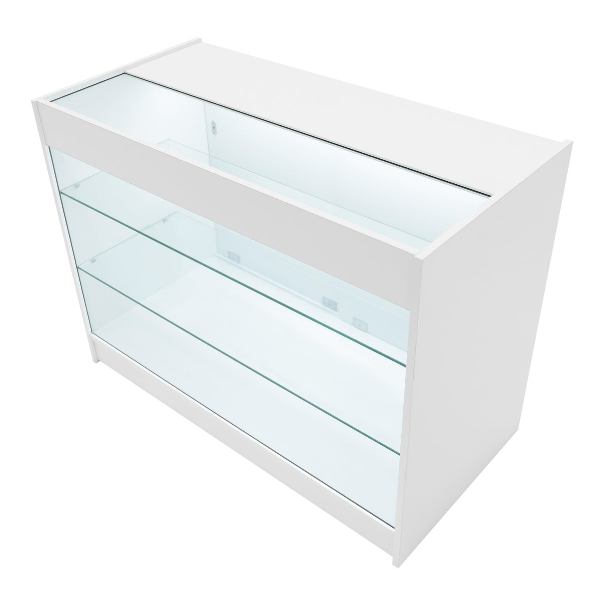 "ASTRO" Set med LED-belysta Butiksmoduler LM60 + 2xK1200 + TB60 – Vit