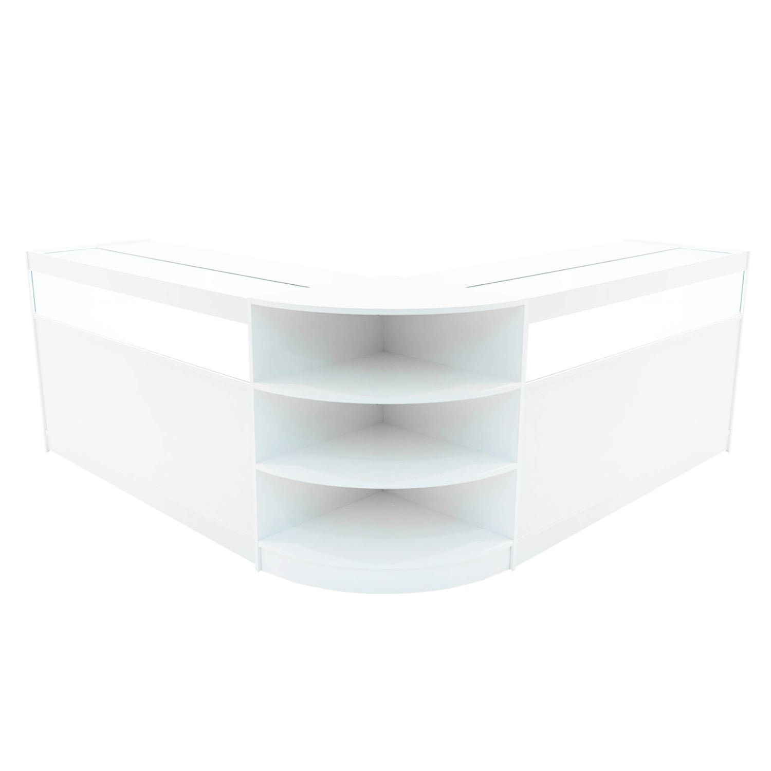 "THESEUS" Set med LED-belysta Butiksmoduler LM60+ 2x B1500 – Vit