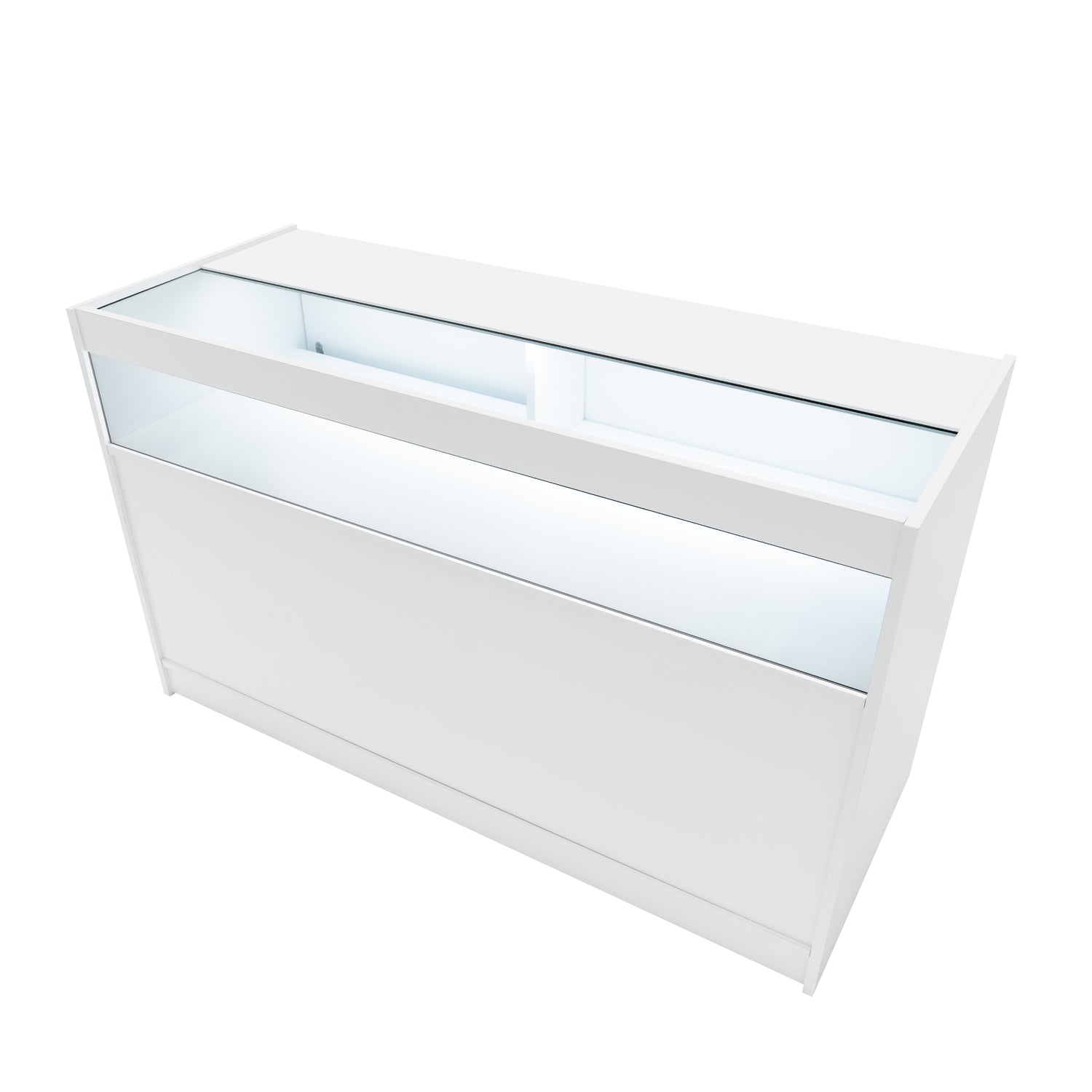 "THESEUS" Set med LED-belysta Butiksmoduler LM60+ 2x B1500 – Vit